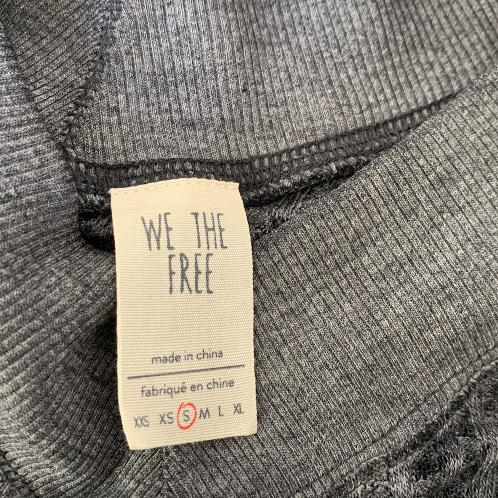 Free People South side black thermal sweater - Picture 5 of 6